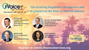 Michael Schwartzberg to Speak on a Panel at the Financial Services Institute’s OneVoice Conference