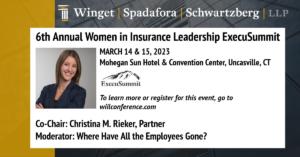 Christina M. Rieker to co-chair Women in Insurance Leadership ExecuSummit