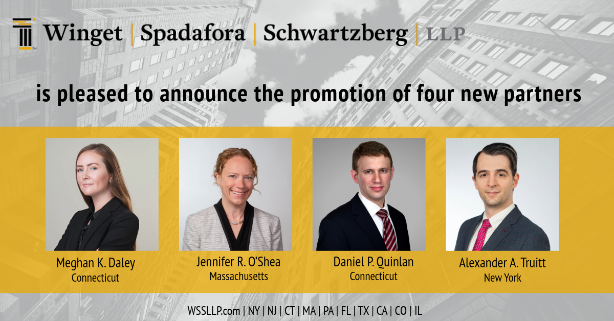 Winget, Spadafora & Schwartzberg, LLP Promotes Four New Partners